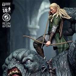 Diorama Legolas e Troll LOTR para Impressão 3D | STL
