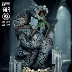 Diorama Legolas e Troll LOTR para Impressão 3D | STL