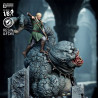 Diorama Legolas e Troll LOTR para Impressão 3D | STL