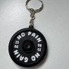 Chaveiro No Pain No Gain – Anilha Fitness 25 kg