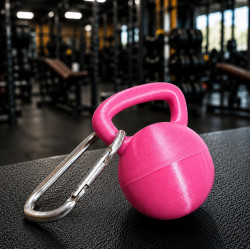 Kettlebell Keychain | Gym Pill & Ring Holder | 3D Printed