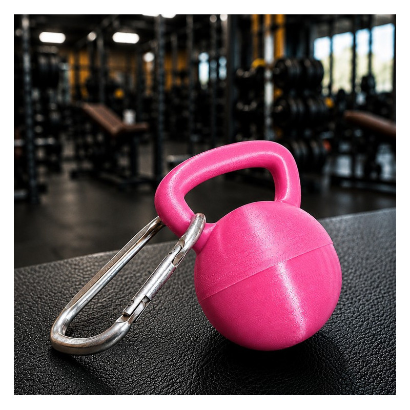 Porta-Chaves Kettlebell | Porta Cápsulas e Anéis | Impressão 3D