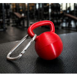 Llavero Kettlebell | Porta Pastillas y Anillos | Impresión 3D