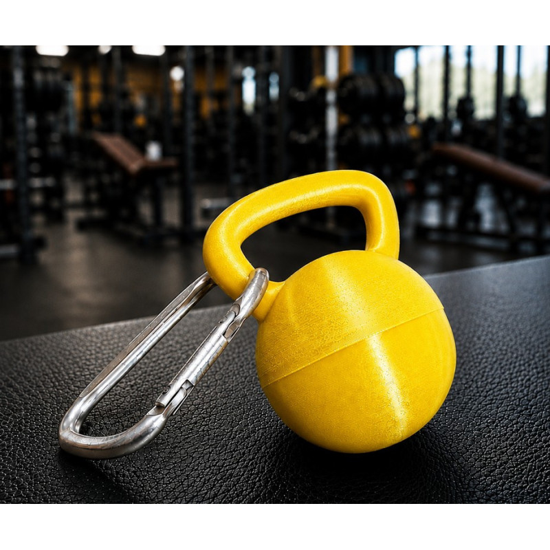 Porta-Chaves Kettlebell | Porta Cápsulas e Anéis | Impressão 3D