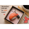 Sushi Clicker Keychain 3D | Salmon Fidget Toy