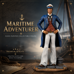 Corto Maltese Collectible Statue | Nautical Display Figure