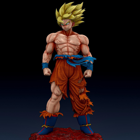 Modelo 3D Goku STL – Dragon Ball para Impressão 3D (Download Digital)