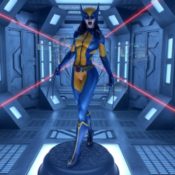 Estátua X-23 Marvel – Colecionável Pintado à Mão | 3dECshop